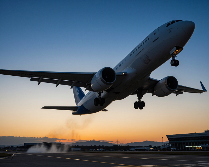 Cinematic Aviation Scene