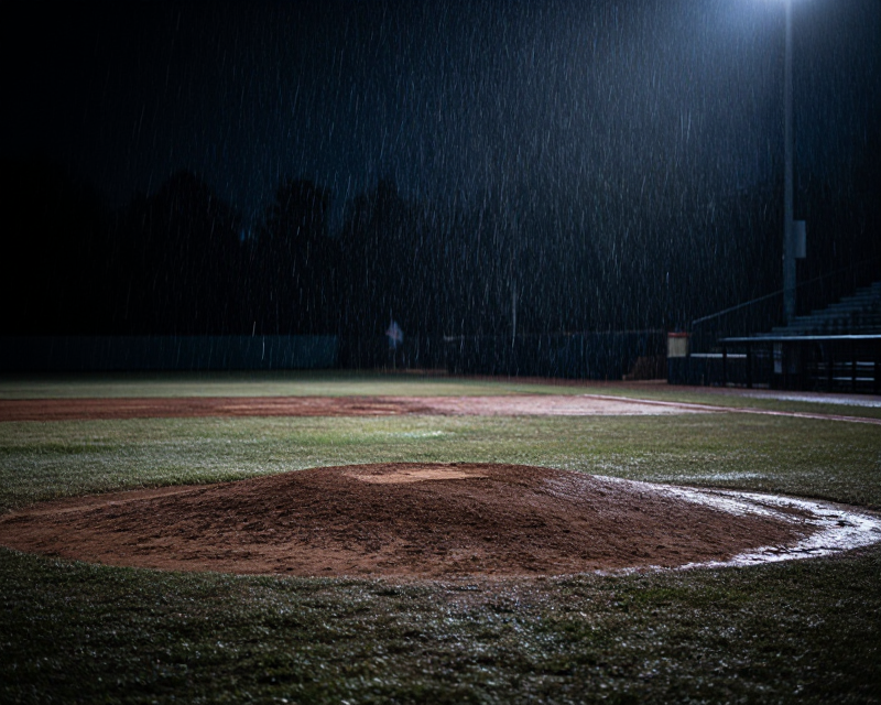 Empty Baseball Mound