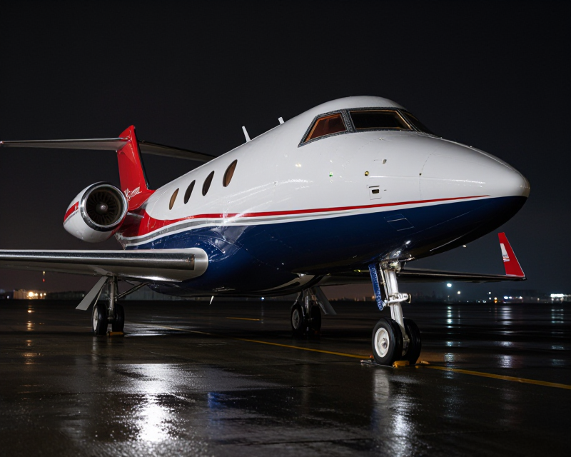 Cinematic Presidential Jet