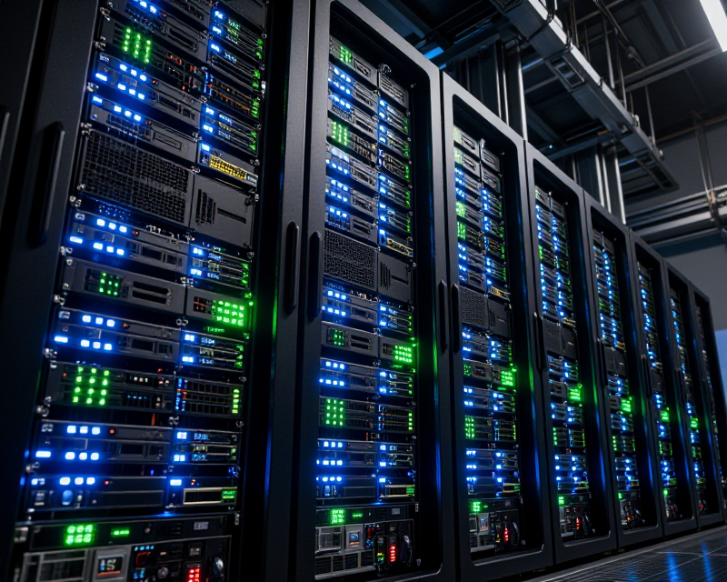 Futuristic AI Data Center