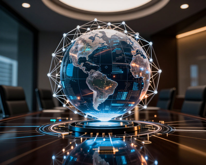 Digital Finance and AI Concept