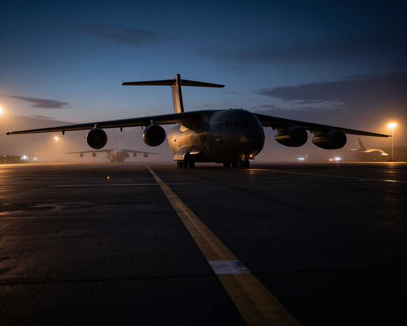 Cinematic Military Airfield Tension