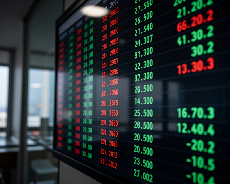 Stock Market Volatility Concept