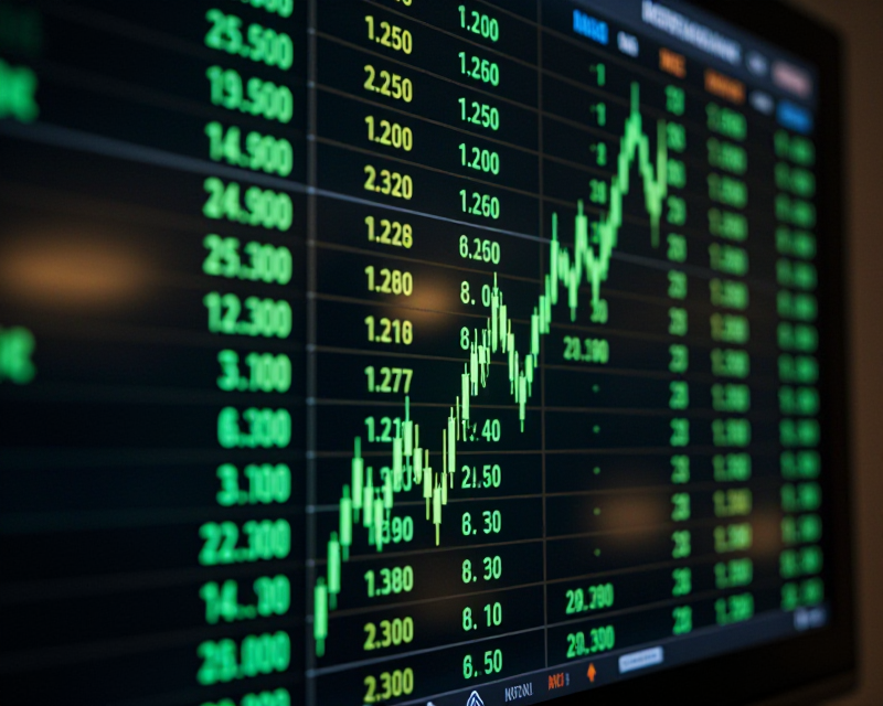 Stock Market Surge Concept