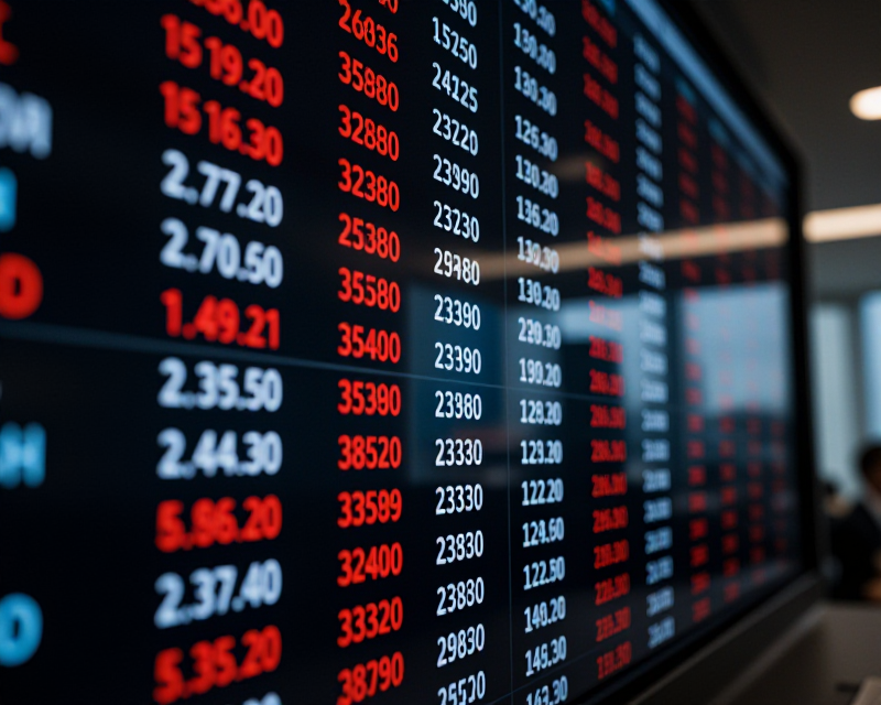 Dark Stock Market Atmosphere