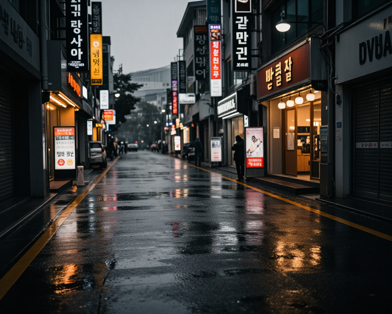 Moody Seoul Rain