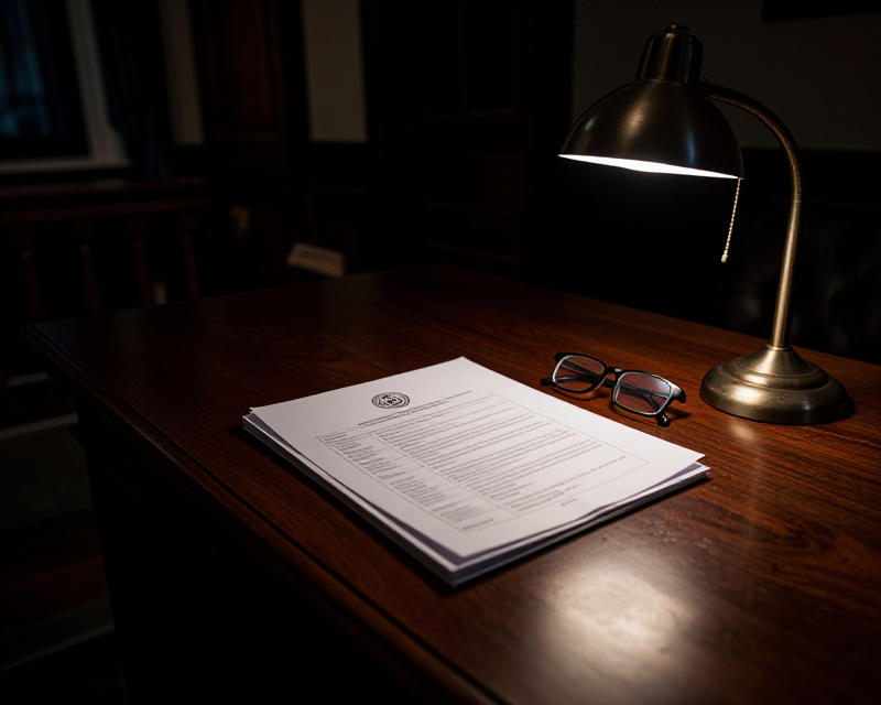 Mysterious Political Investigation Atmosphere