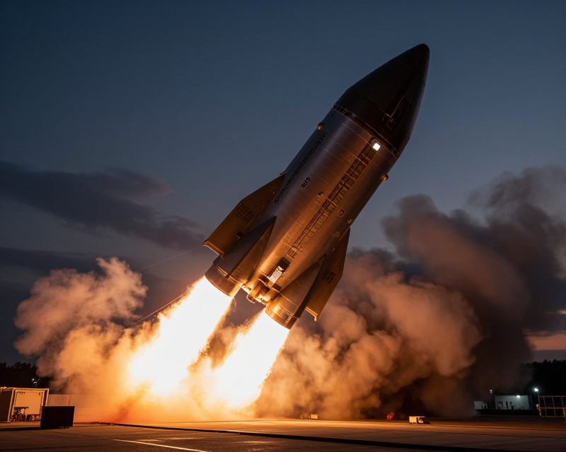 Hypersonic Missile Launch