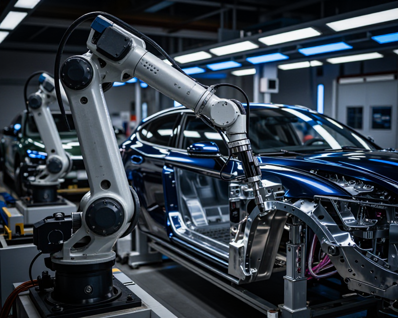Futuristic Hyundai Production Line