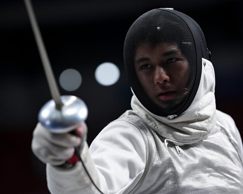 Fencing Victory Moment