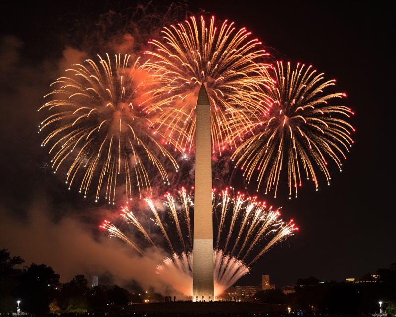 Cinematic Fireworks and Heat